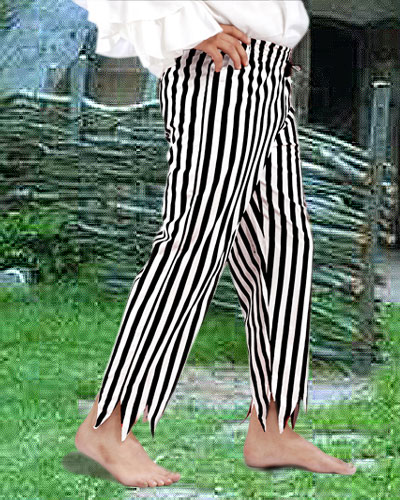 Captain Clegg Striped Pants - Click Image to Close