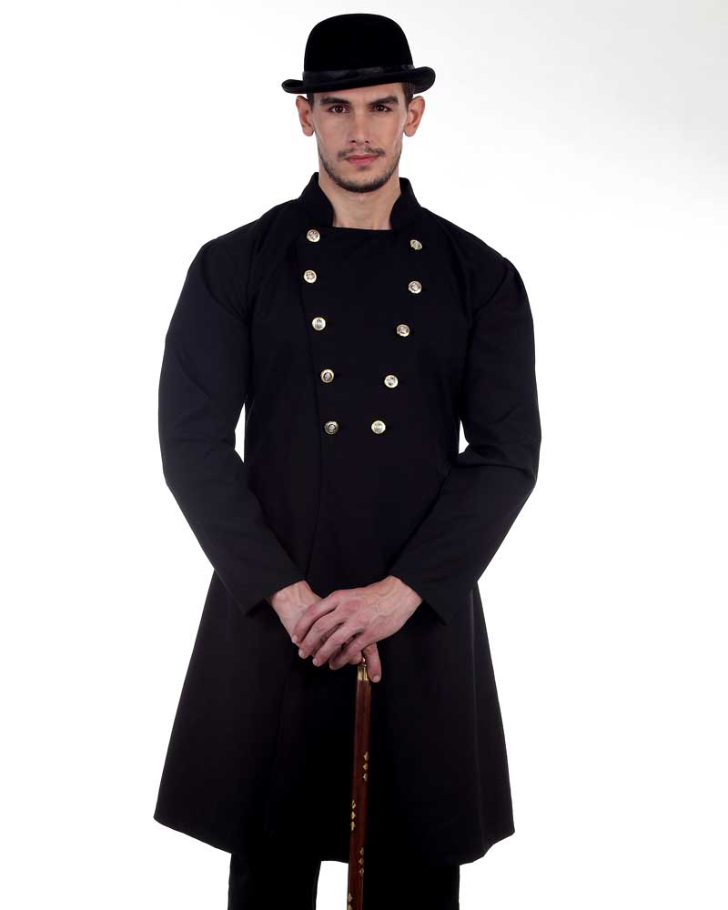 Victorian Black Coat - Click Image to Close