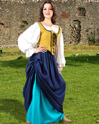 Double-Layer Medieval Skirt [C1107]