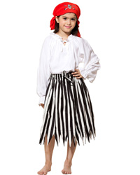 Girls Alvilda Striped Skirt