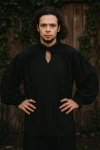 David Herriot Pirate Shirt Black