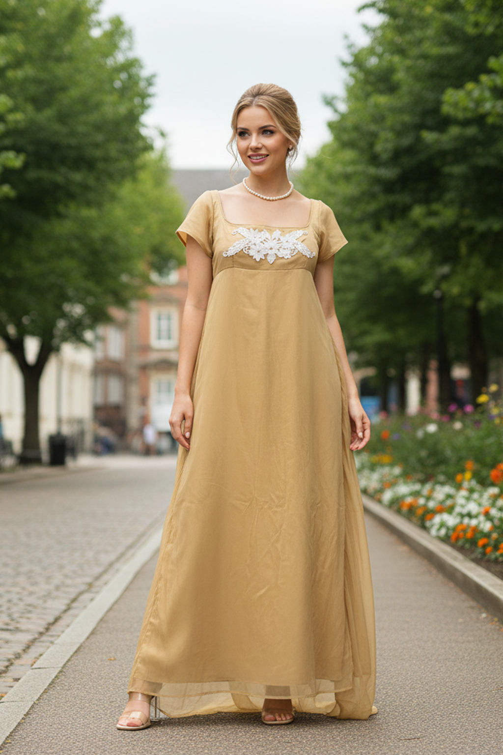 Daphne Bridgerton Net Dress Aqua Blue | TudorDressing Daphne Bridgerton Net Dress Aqua Blue | TudorDressing