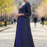 Outings with Simon Dress Royal Blue (98) with Deep Hood for Reenactment