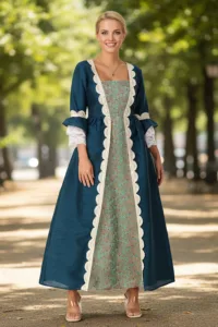 Queen Charlotte Dress Teal