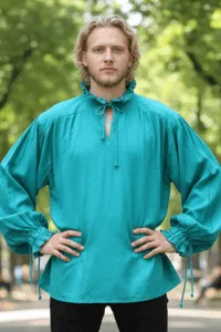 David Herriot Pirate Shirt Hunter Green