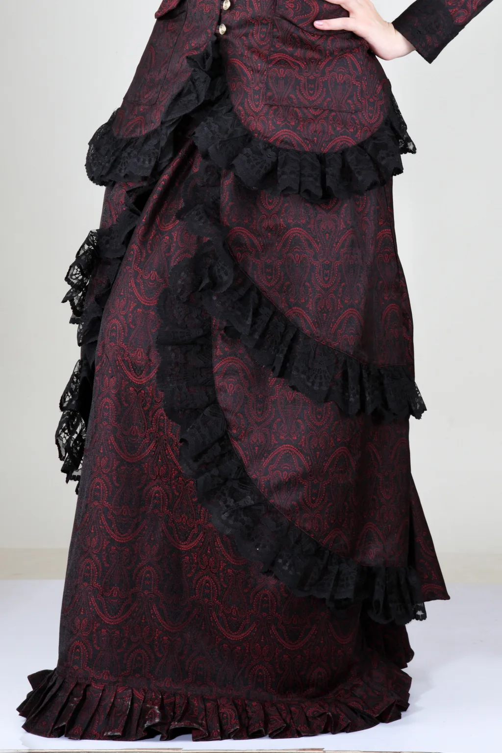 Brocade Victorian Dinner Skirt Hover