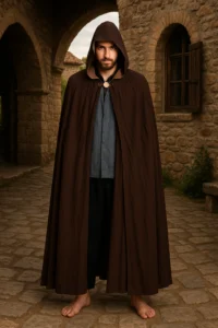 Medieval Cloak Brown Chocolate