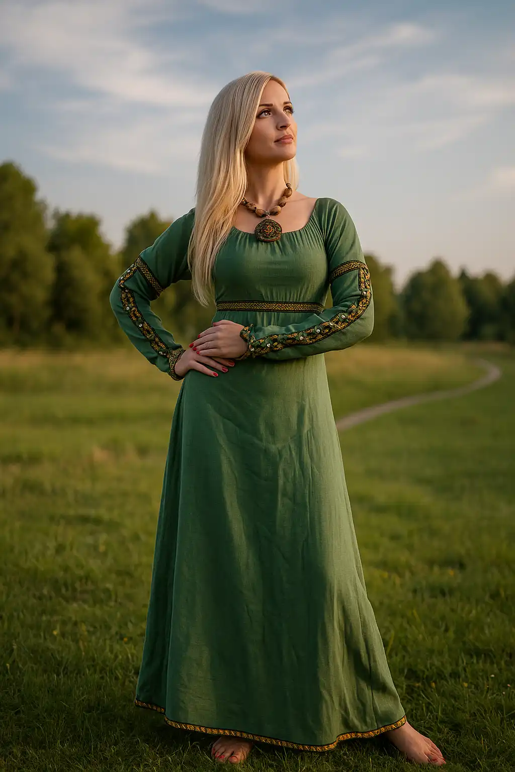 green emerald velvet dress Rubie's Costume Jade Princess Child Costume, Large