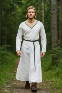 Roman Lucius Tunic – Men’s – LARP & Fantasy Role Play Events – White