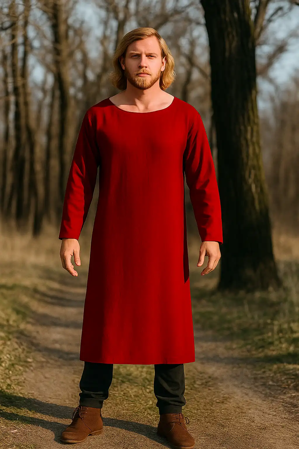 turtleneck a-line dress Lumière Plumage Turtleneck Dress