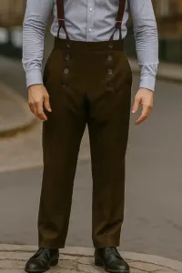 Men's Steampunk Architect Pants  – Expresso