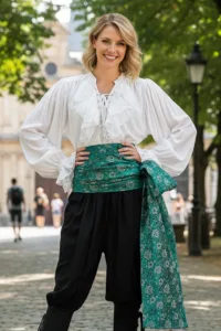 Pirate Large Sash (Brocade Fabric) #52