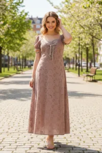 Women’s Wisteria Cottagecore Dress Graphite