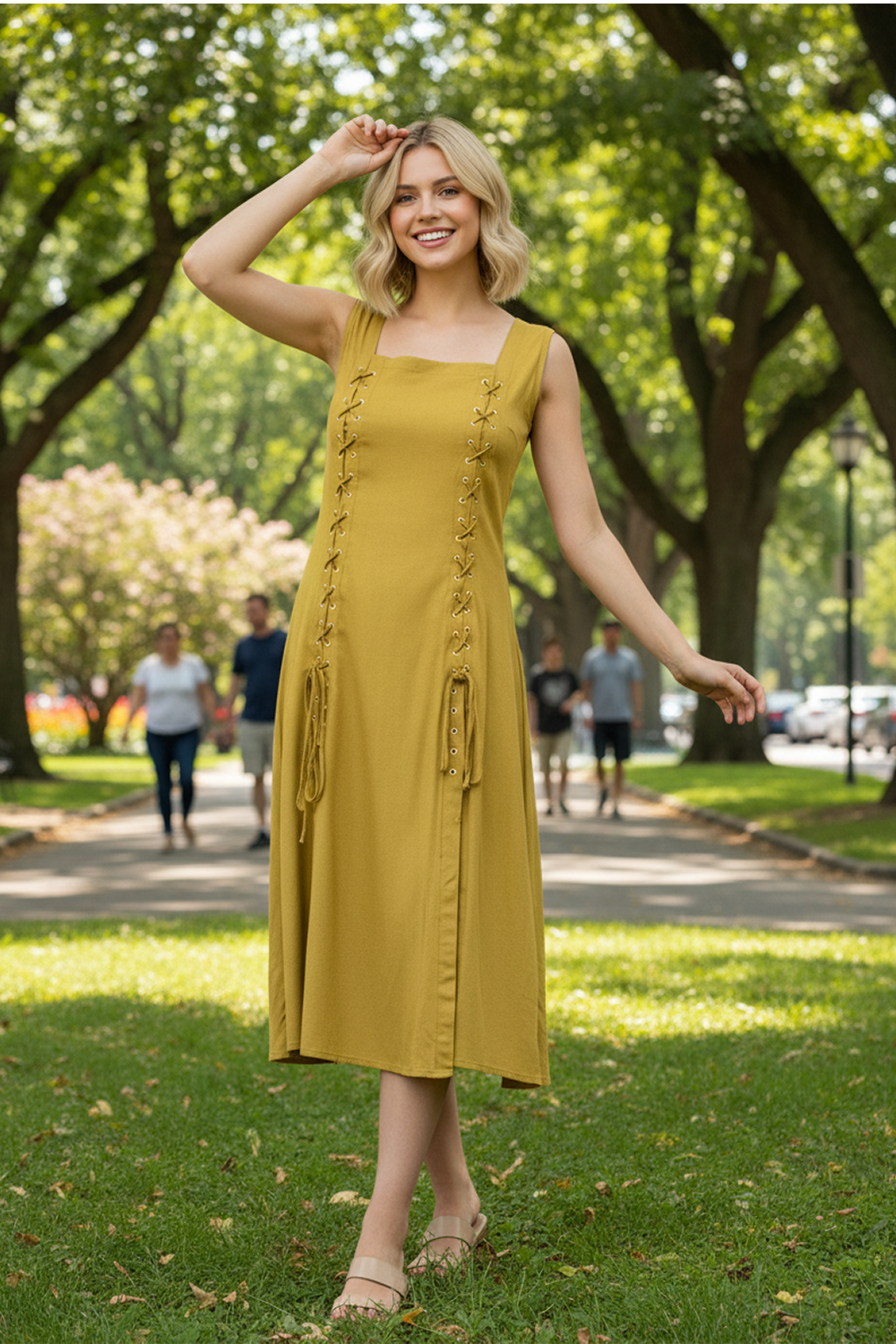 gold steampunk dress TASSEL SKIRT