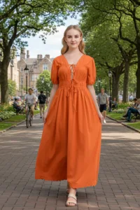 Women’s Wildflower Reverie Dress Rust