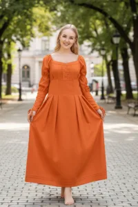 Women’s Woodland Muse Dress Rust