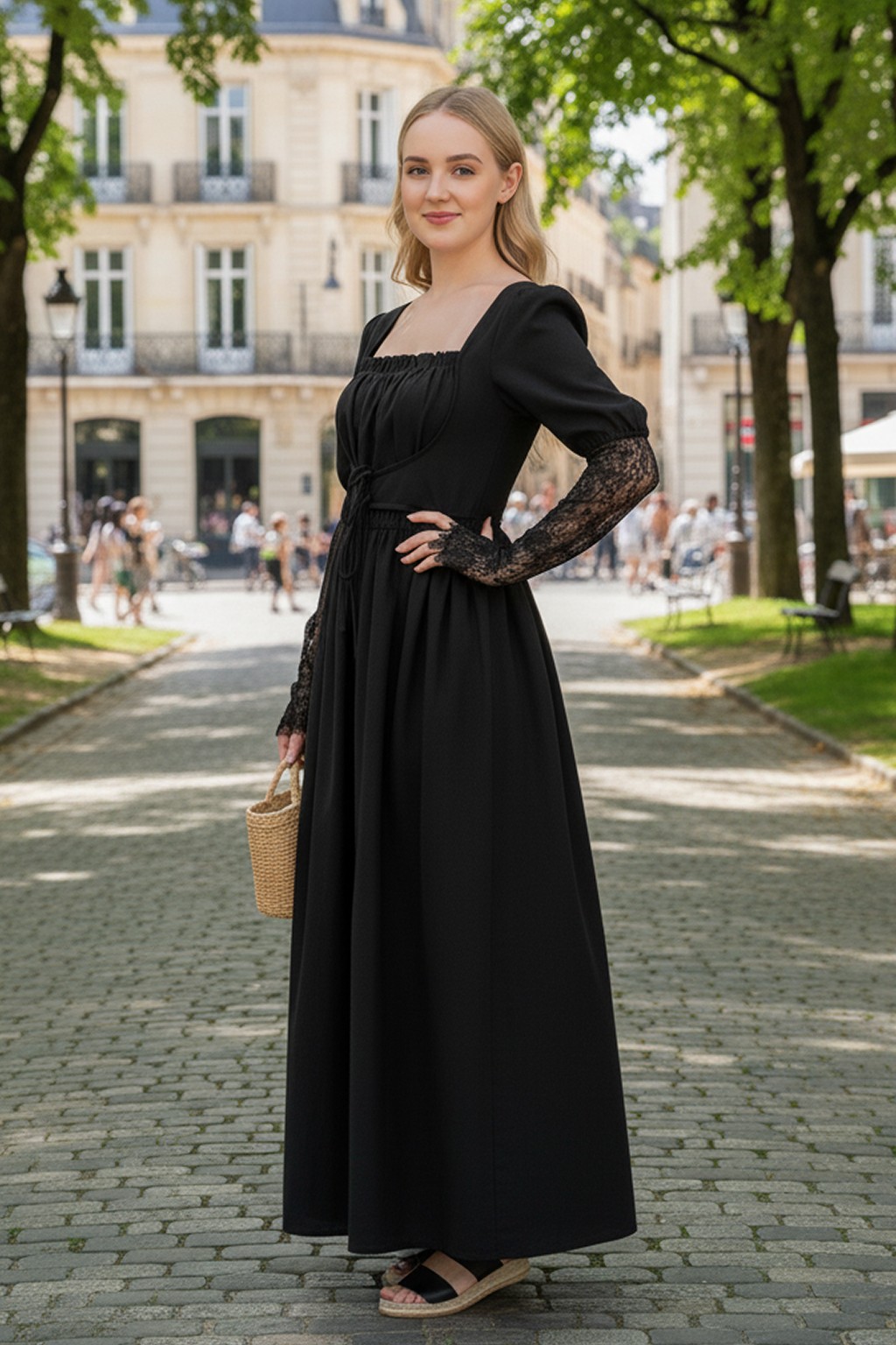 Women’s Wisteria Wonder Dress Black