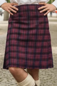 Scottish Kilt Maroon